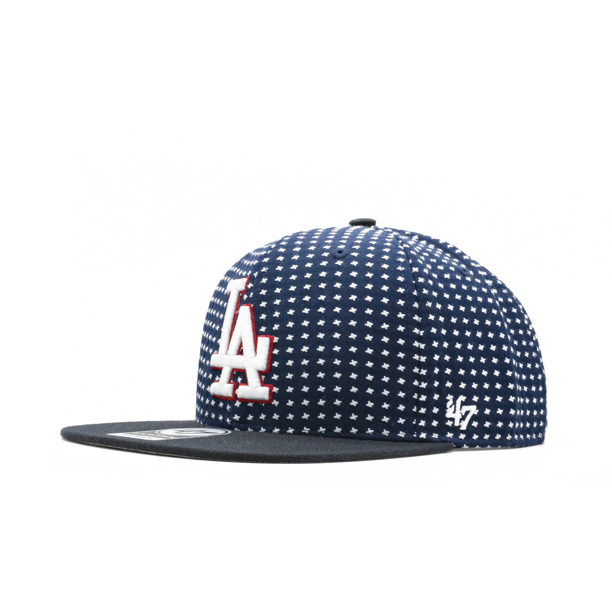 Mens 47 Brand LA Dodgers Captain Snapback - Navy Blue