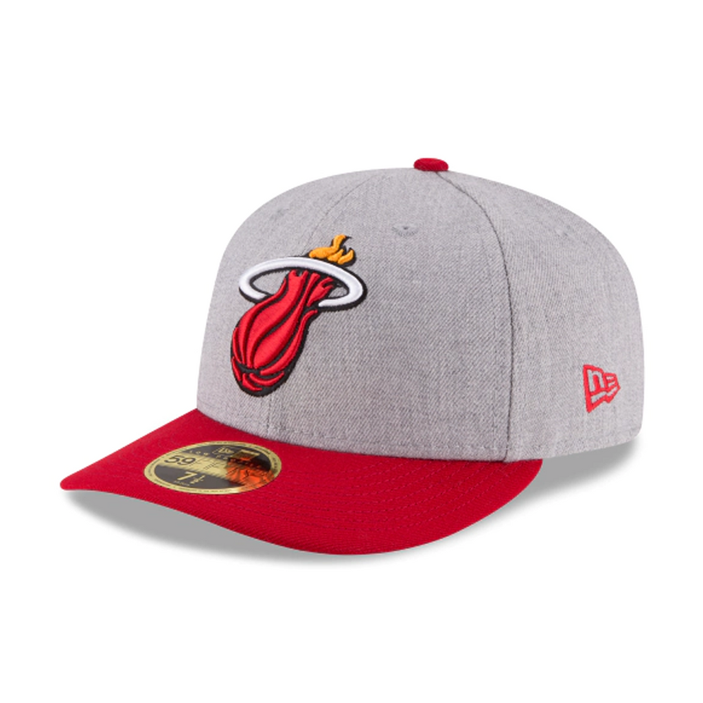 [70344218] Mens New Era NBA Low Profile Authentic 59Fifty - Miami Heat