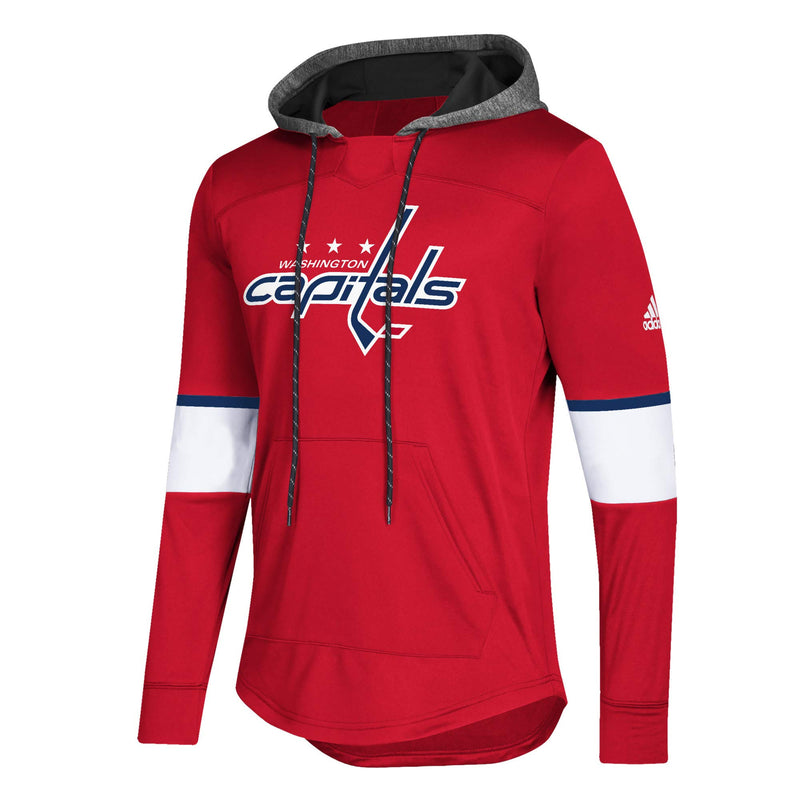 [DN2589] Mens Adidas NHL Washington Capitals Platinum Jersey Hoodie