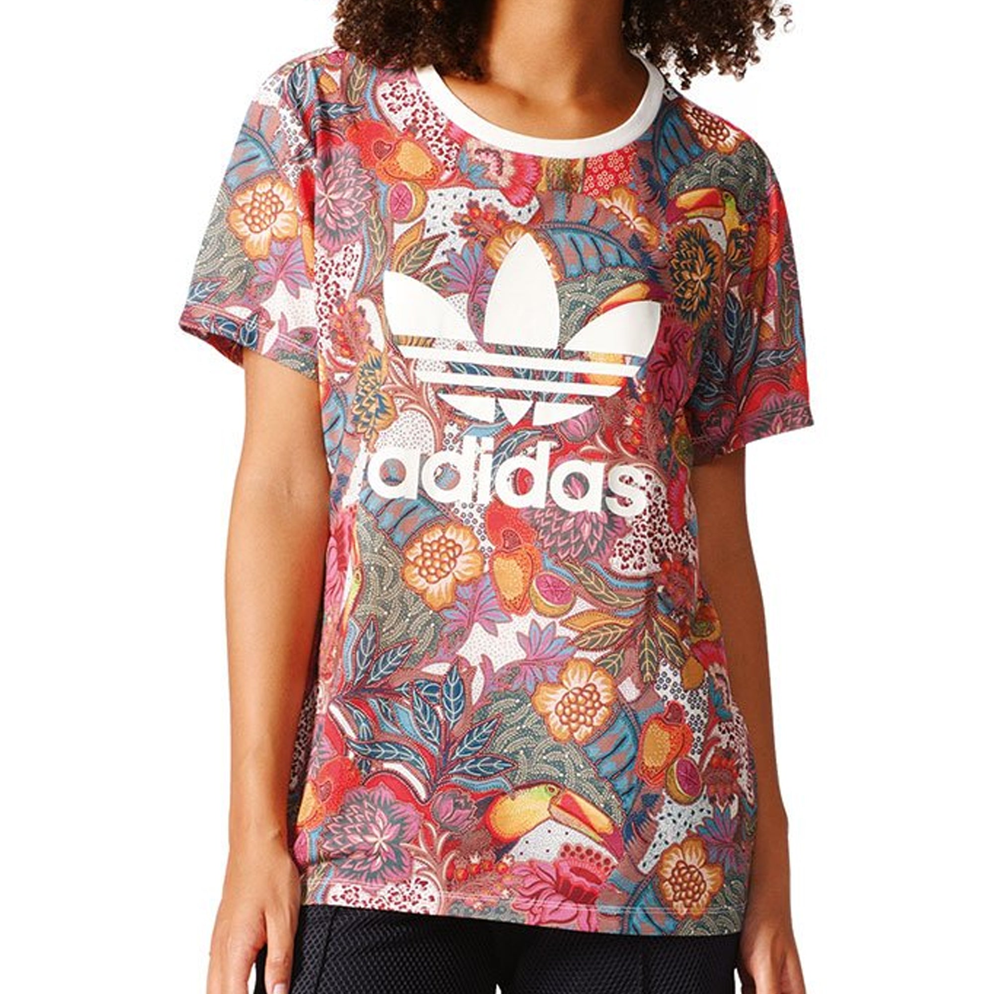 [BJ8406] Womens Adidas Fugiprabali Tee