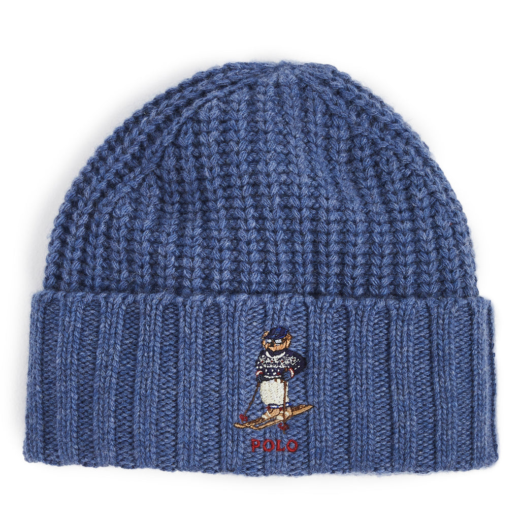 [PC0821-445] Mens Polo Ralph Lauren CHUNKY RIB BEAR BEANIE