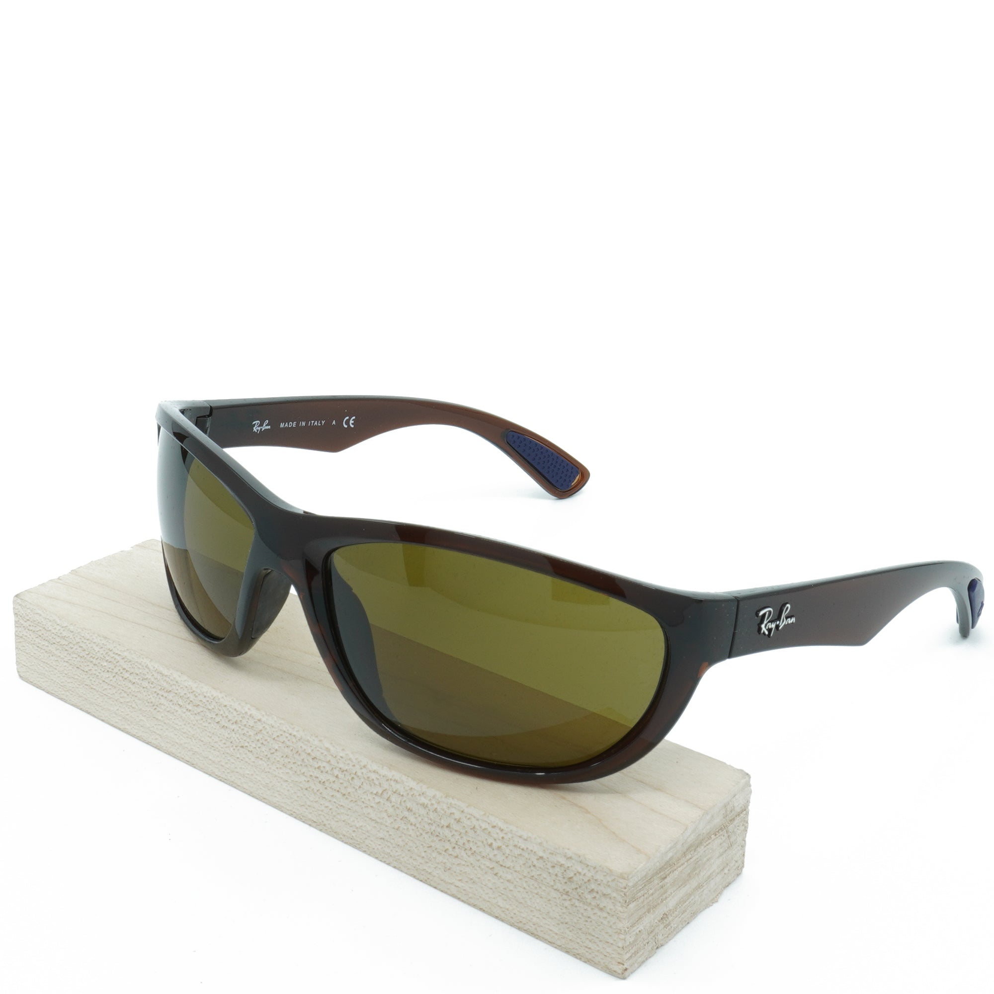 [RB4188-600/773_63] Mens Ray-Ban Wrap Sunglasses