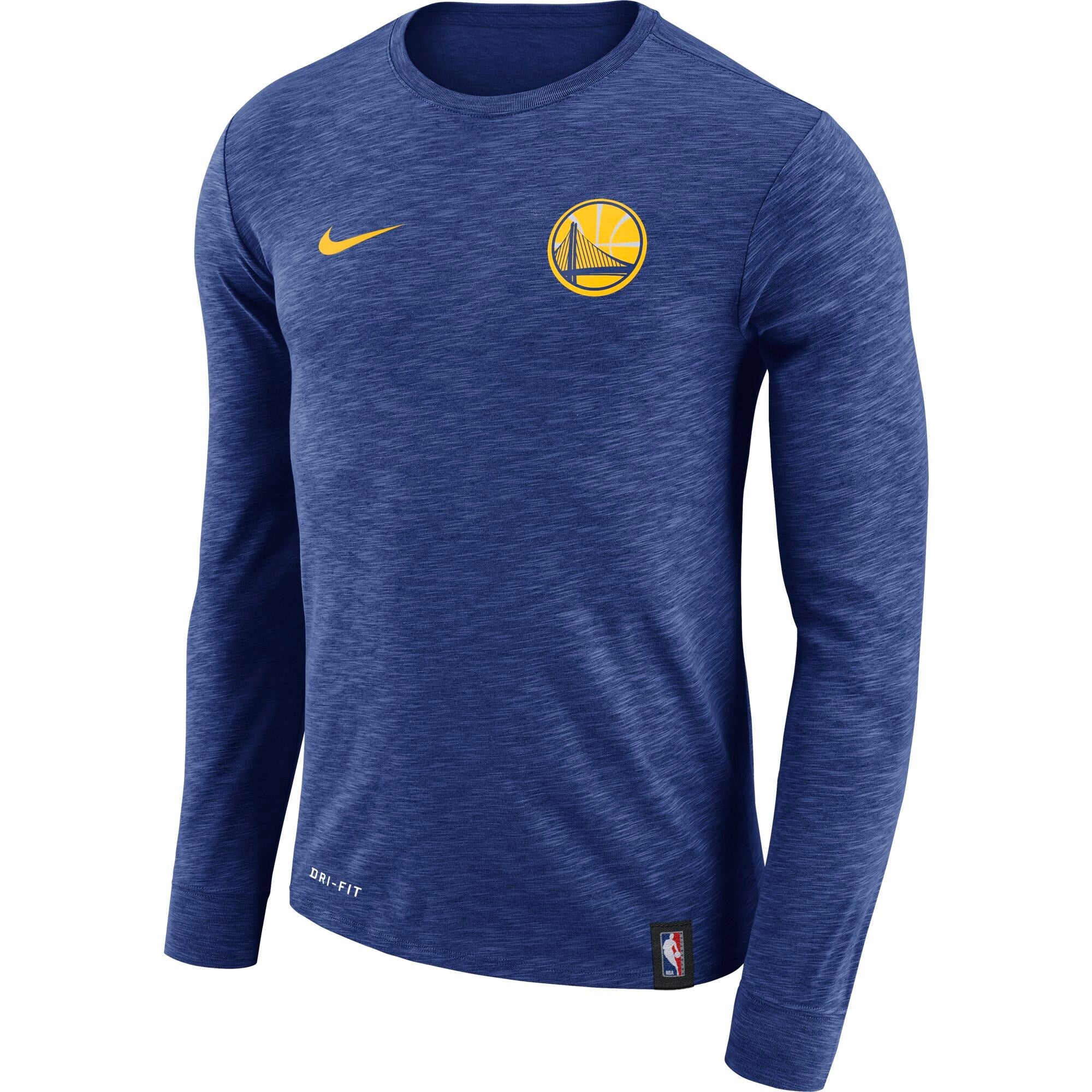 [870386-495] Mens Nike NBA Golden State Warriors Dri-Fit Long Sleeve T-Shirt