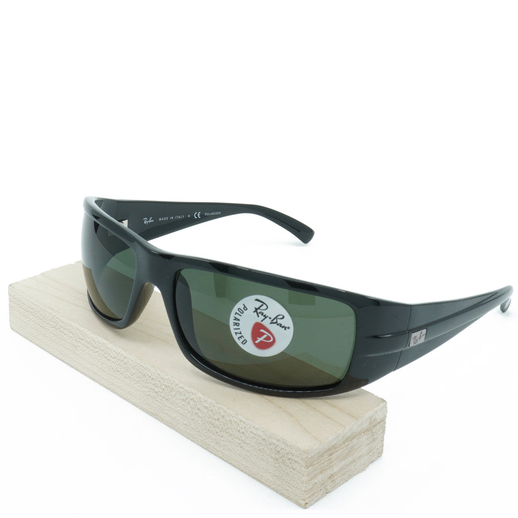 [RB4057-601/58_61] Mens Ray-Ban Wrap Polarized Sunglasses