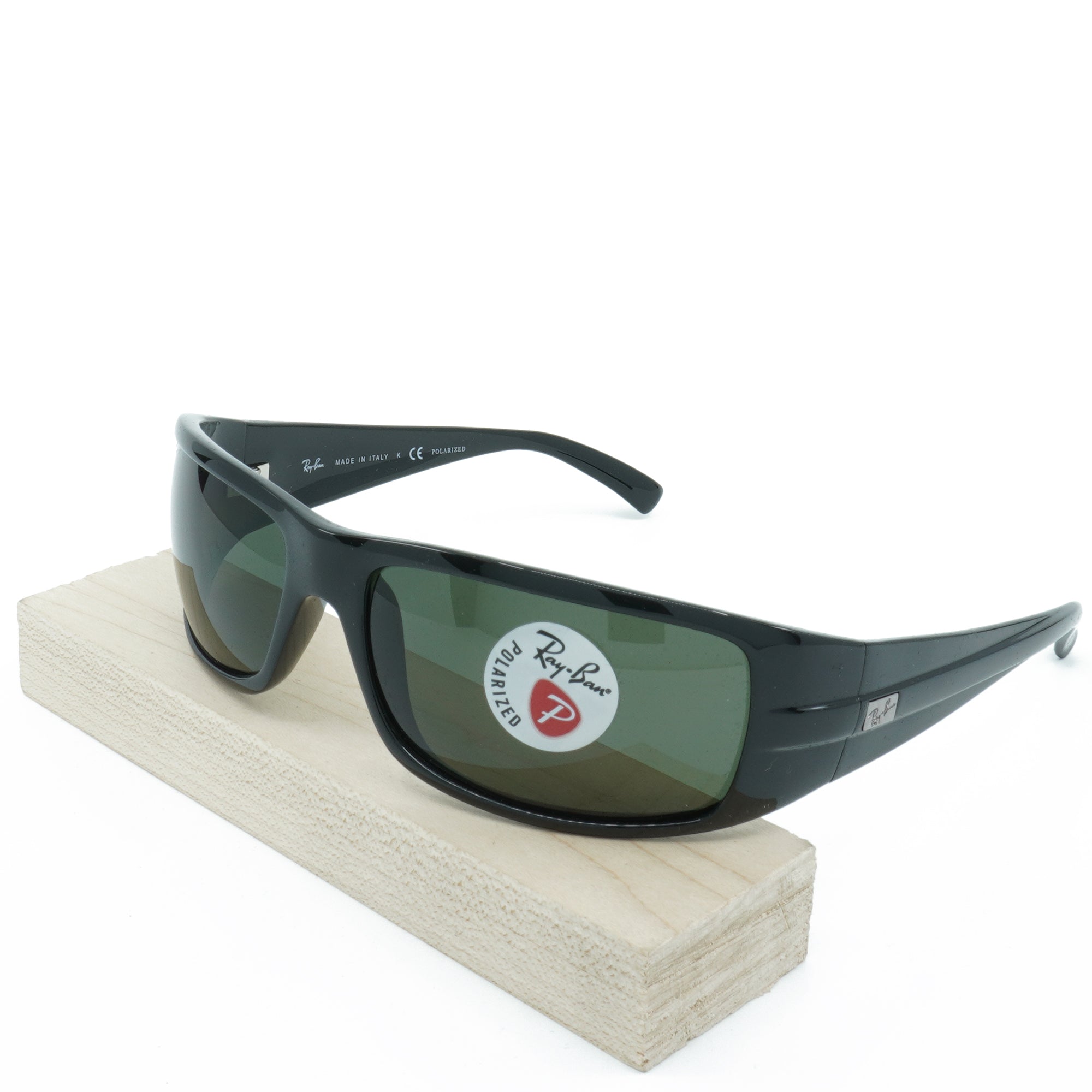 [RB4057-601/58_61] Mens Ray-Ban Wrap Polarized Sunglasses
