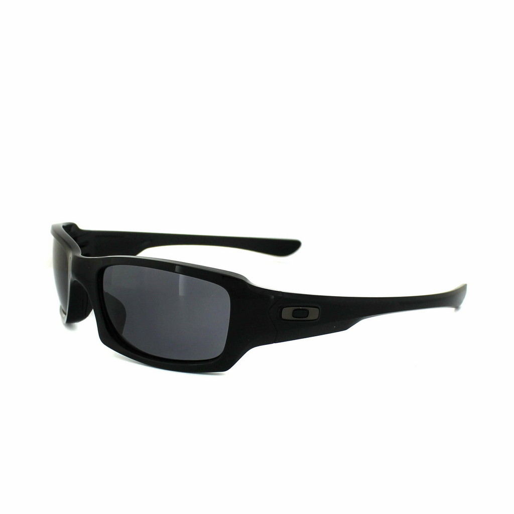 [OO9238-04] Mens Oakley Fives Squared Sunglasses - Polished Black/Grey