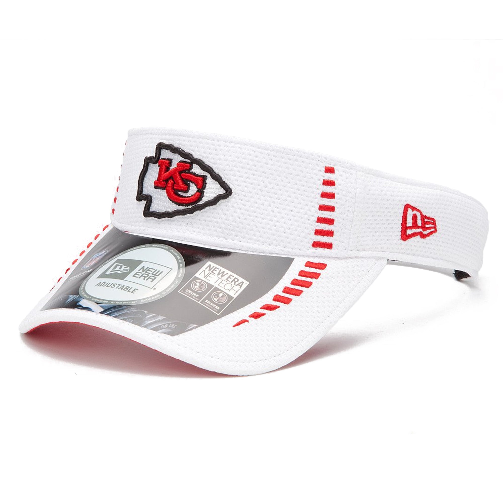 [10513097] Mens New Era NFL On Field Training Visor - Kansas City Chiefs