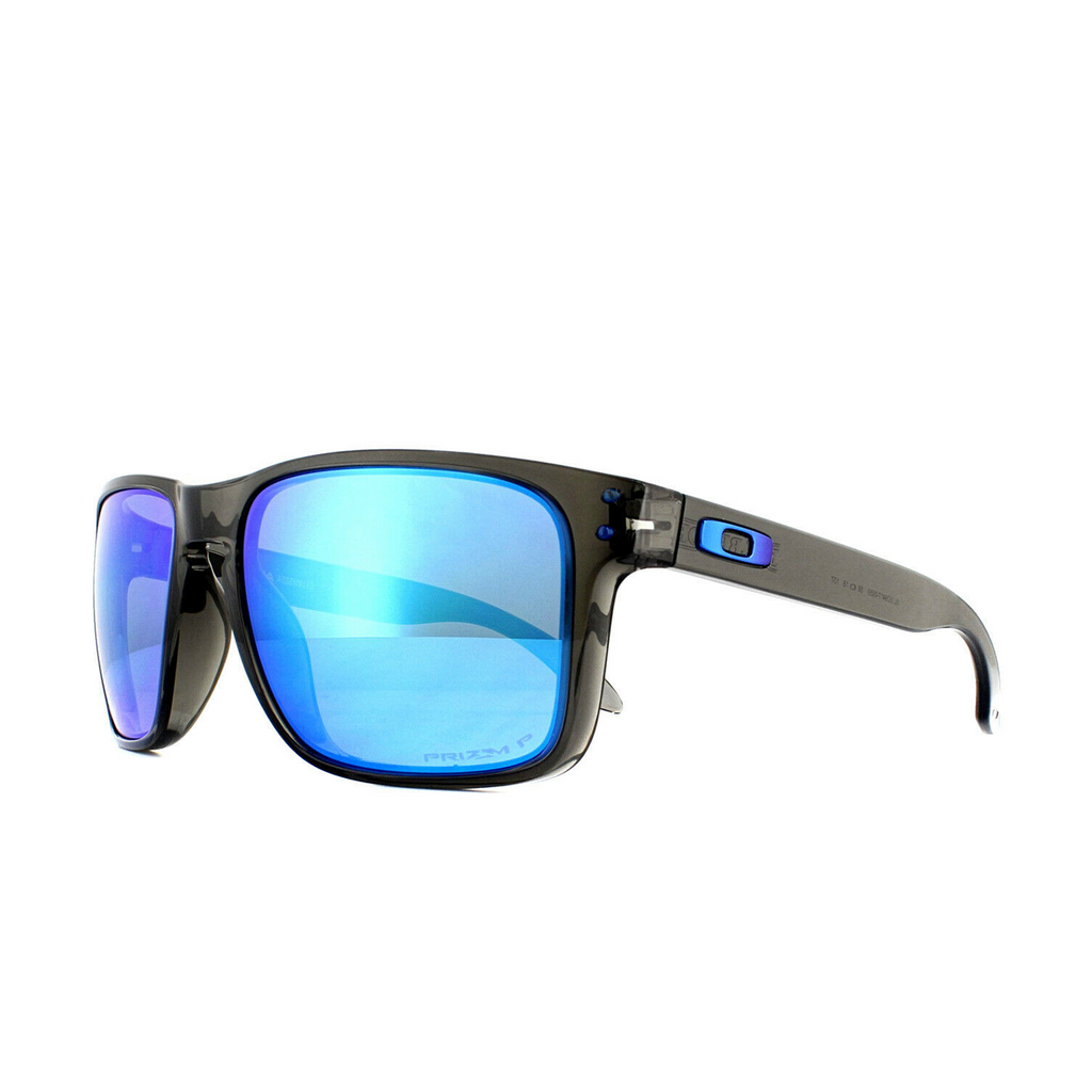 [OO9417-09] Mens Oakley Holbrook XL Polarized Sunglasses - Grey Smoke/Sapphire