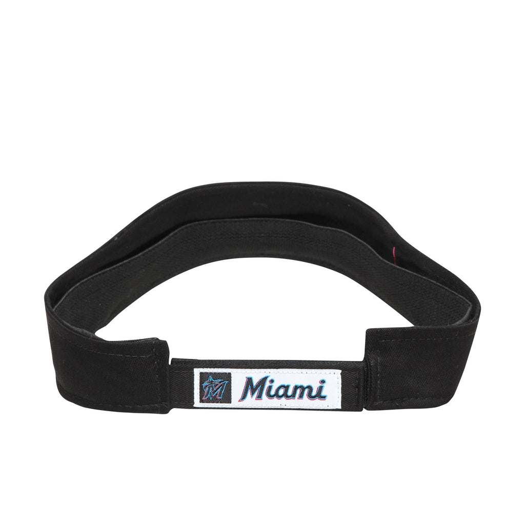[80676168] Mens New Era Dugout Redux 2 Visor - Miami Marlins