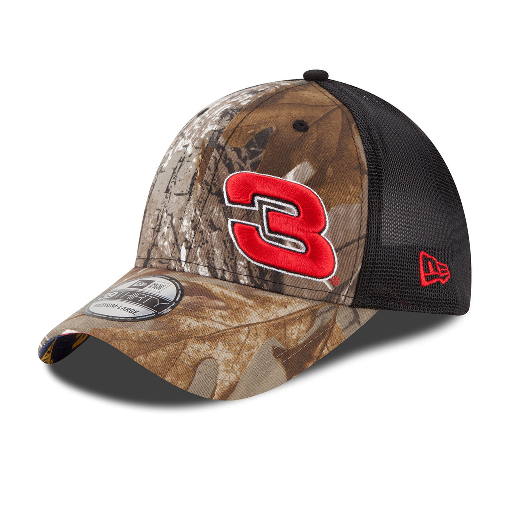 [11229656] Mens New Era Nascar 39Thirty 3 Flag Cap - Austin Dillon