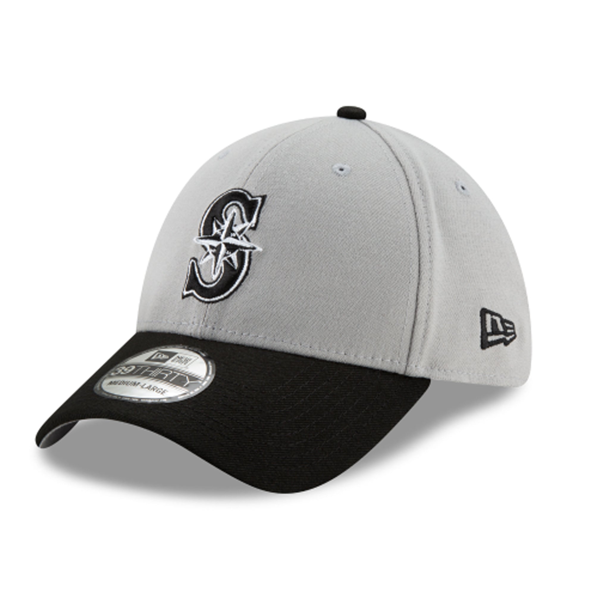 [11946906] Mens New Era MLB 39Thirty Flex Fit Cap - Seattle Mariners