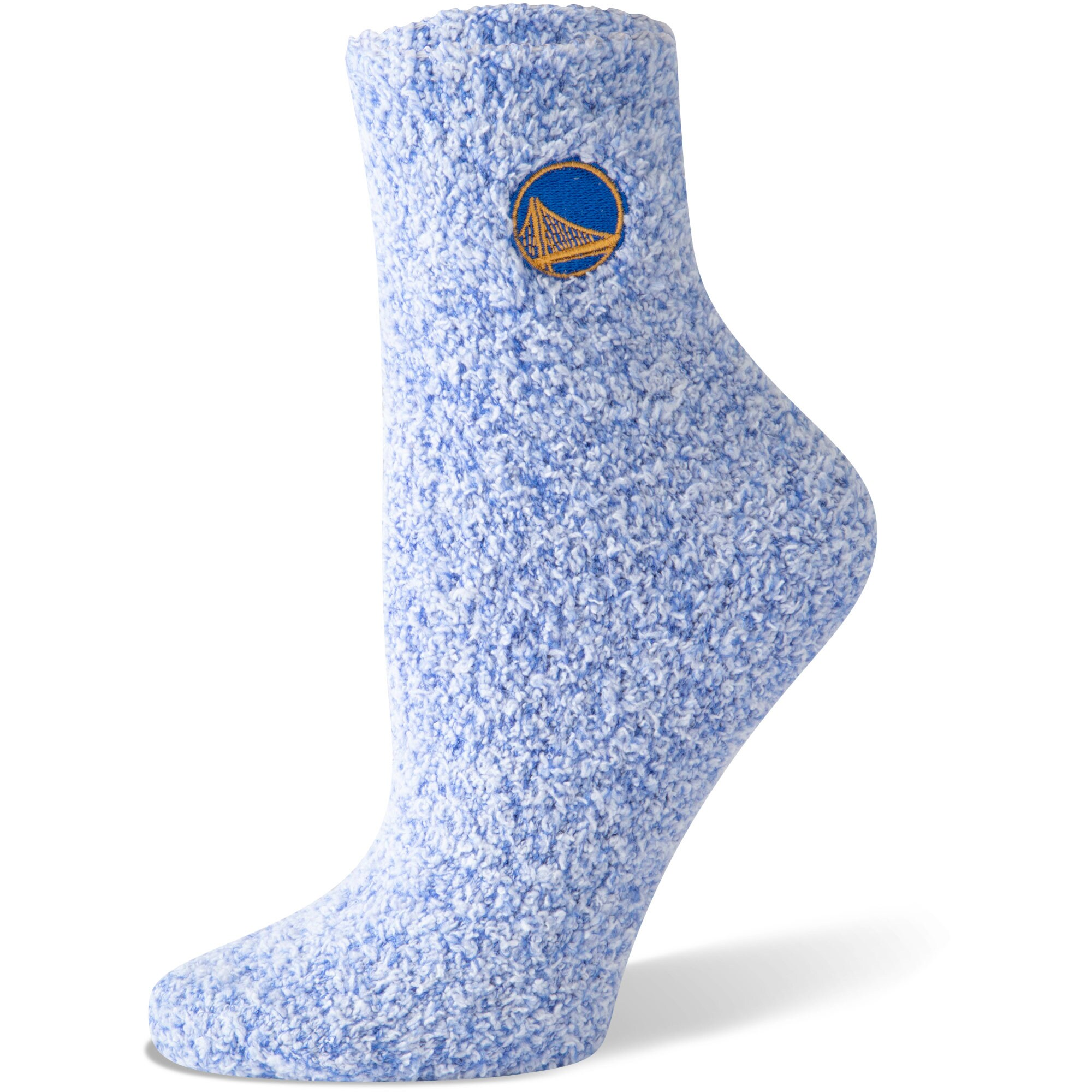 [PM315C8GW1-BLU] Womens Stance NBA Golden State Warriors Fuzzy Block Socks