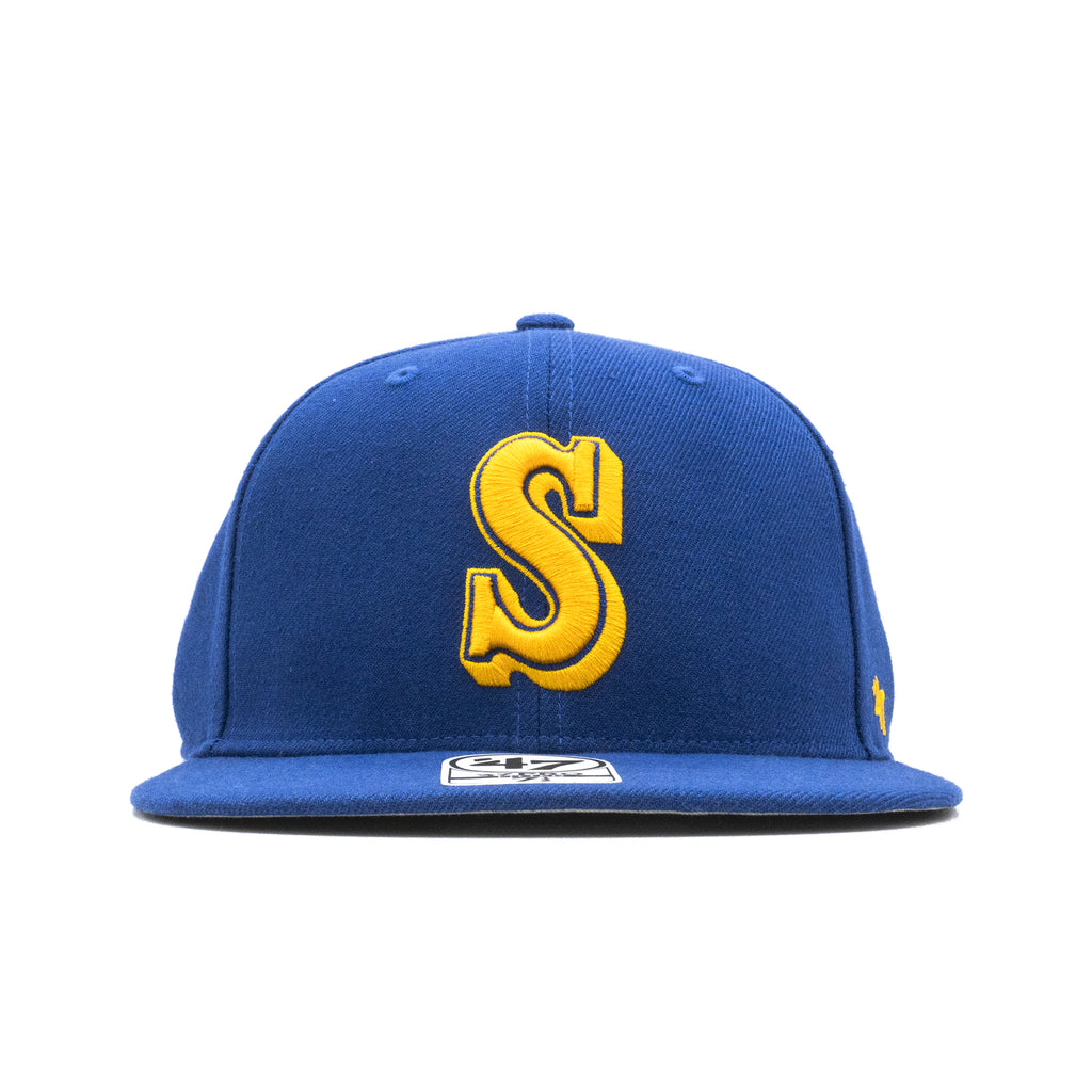 Mens 47 Brand Seattle Mariners Pro Fitted - Royal Blue