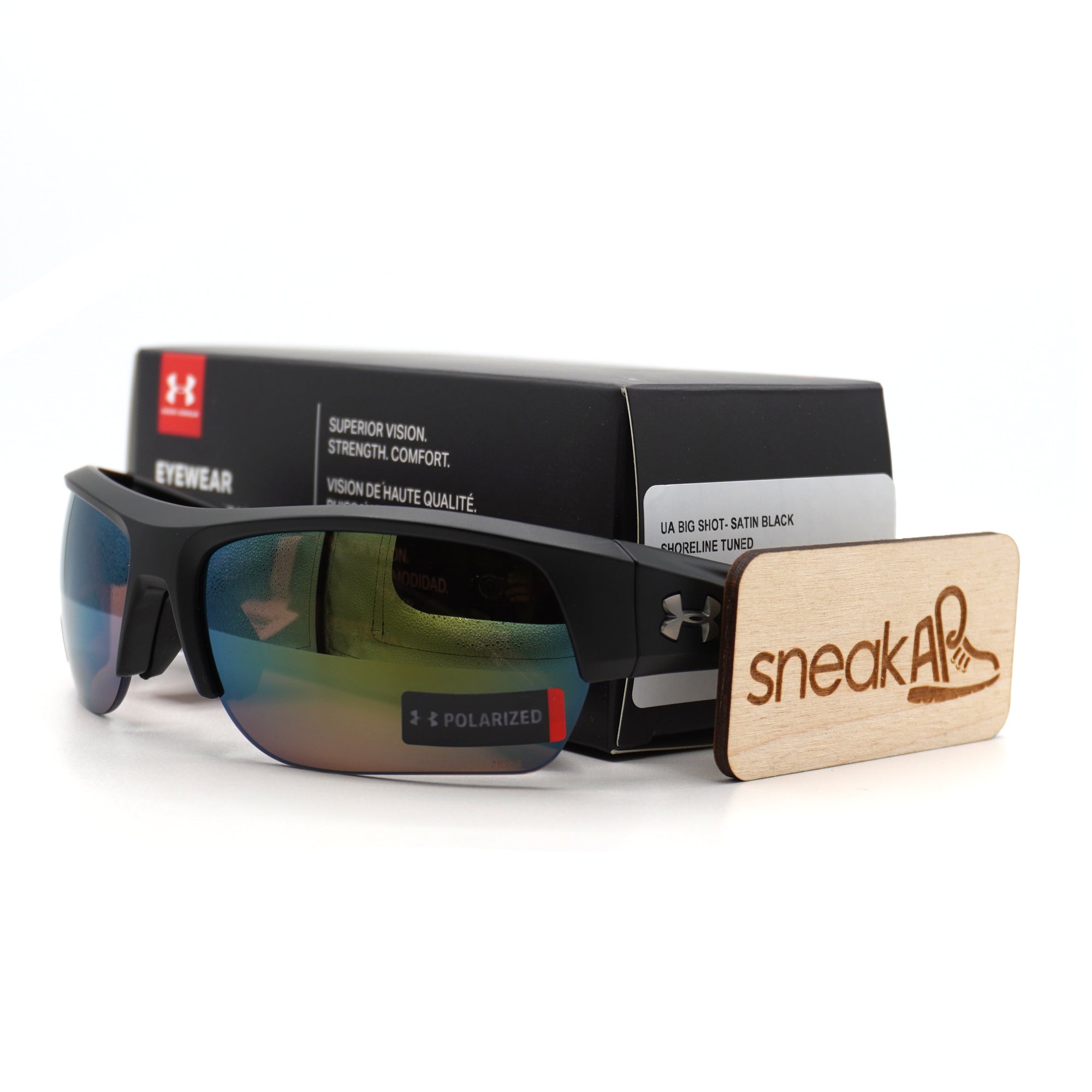 [8650085-010137] Under Armour Big Shot Polarized ANSI Z87+ Sunglasses
