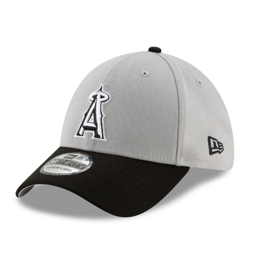 [11946930] Mens New Era MLB 39Thirty Flex Fit Cap - Los Angeles Angels
