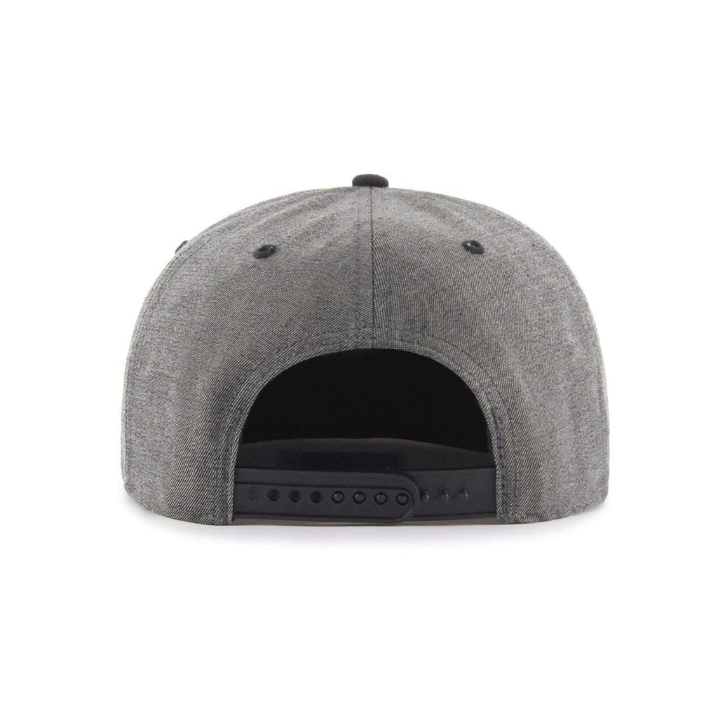 Mens 47 Brand NY Yankees Captain Snapback - Gravel/Black - sneakAR