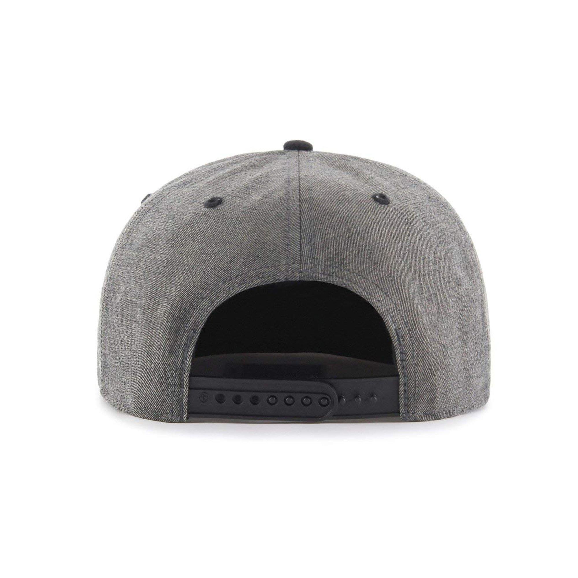 Mens 47 Brand NY Yankees Captain Snapback - Gravel/Black - sneakAR