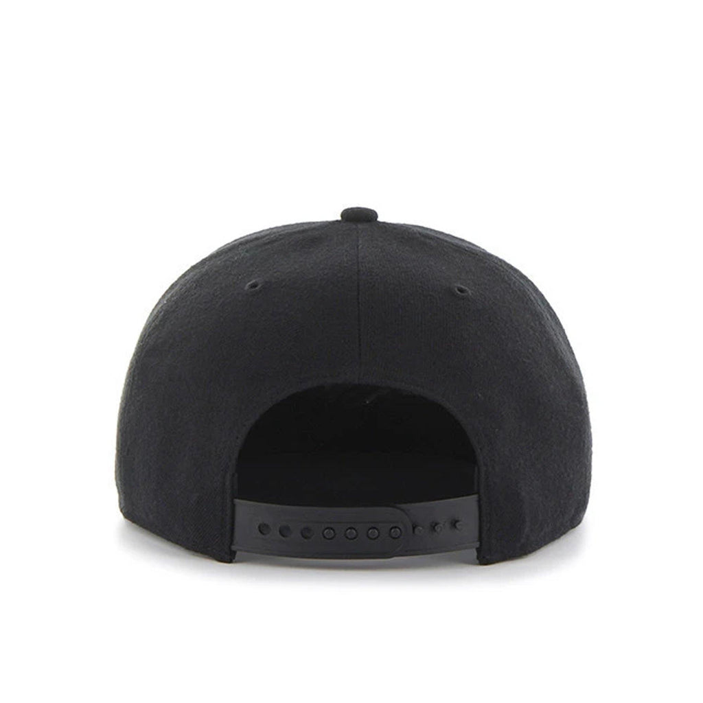 Mens 47 Brand Chicago White Sox Sure Shot Captain Snapback - Black - sneakAR