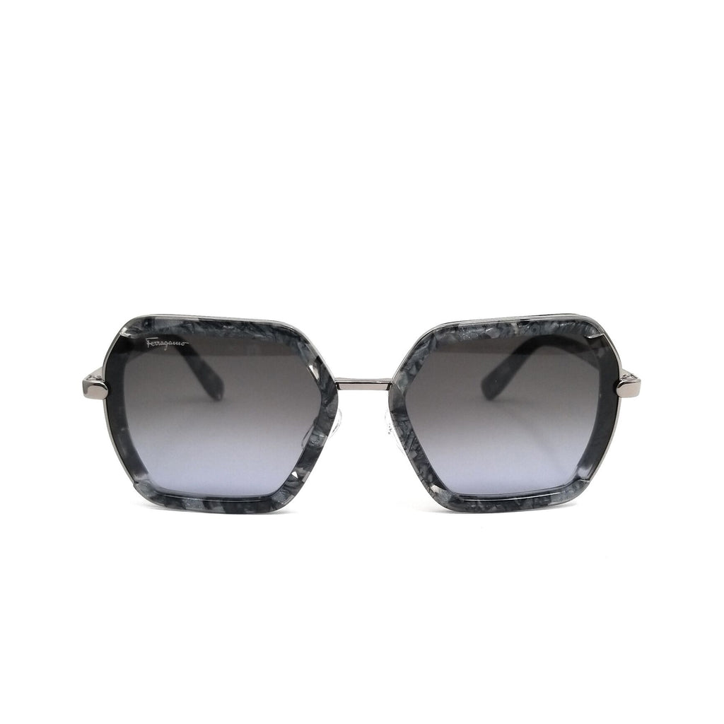 [SF901S-042] Womens Salvatore Ferragamo Modified Rectangle Sunglasses
