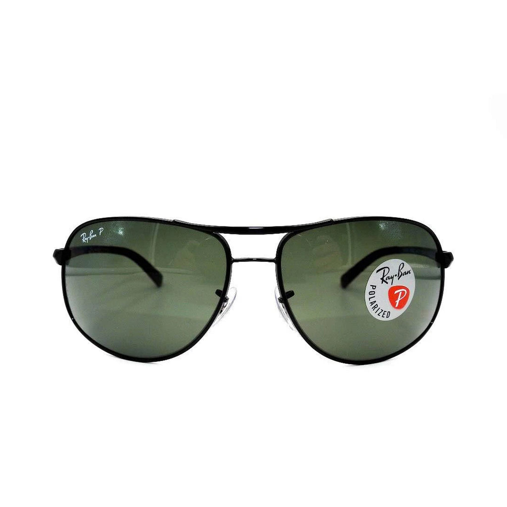 [RB3387-002/9A_64] Mens Ray-Ban Aviator Polarized Sunglasses