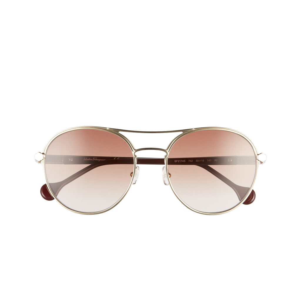 [SF2174S-742] Womens Salvatore Ferragamo Round Sunglasses