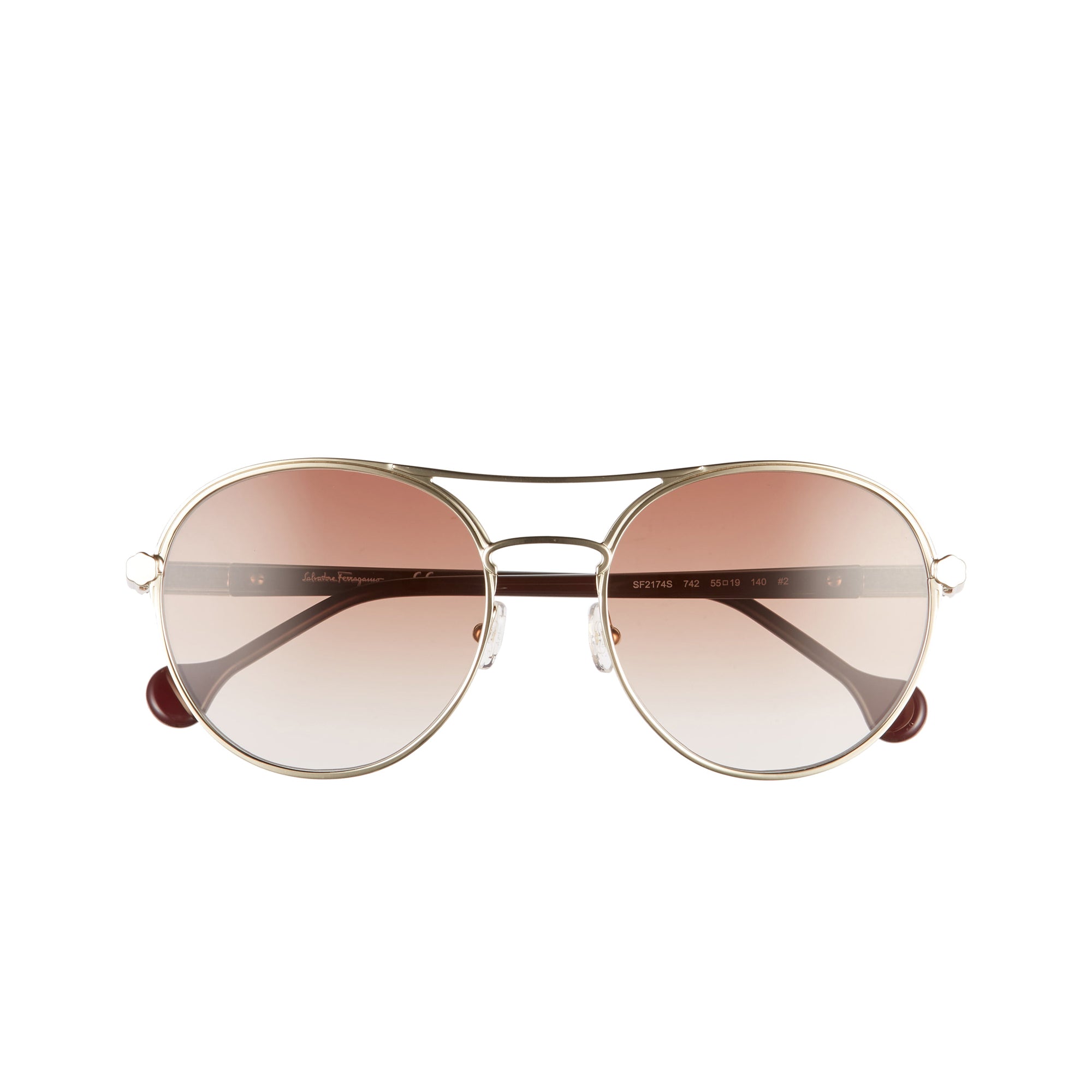 [SF2174S-742] Womens Salvatore Ferragamo Round Sunglasses