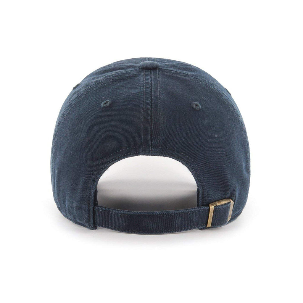 Mens 47 Brand LA Dodgers Clean Up Strapback - Navy Blue - sneakAR