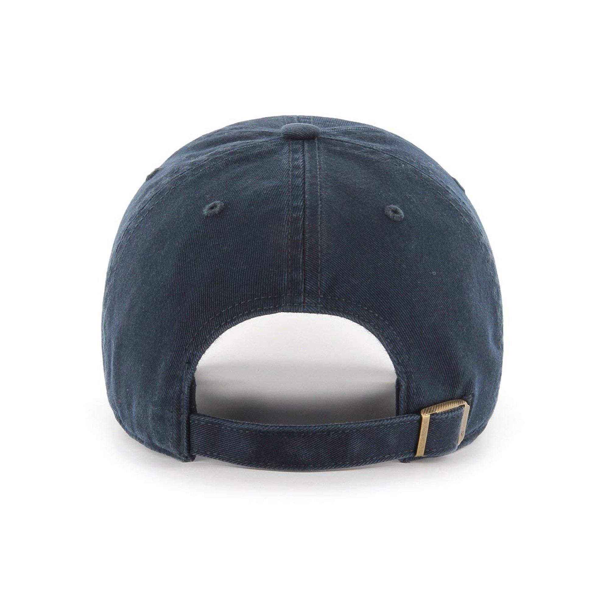 Mens 47 Brand LA Dodgers Clean Up Strapback - Navy Blue - sneakAR
