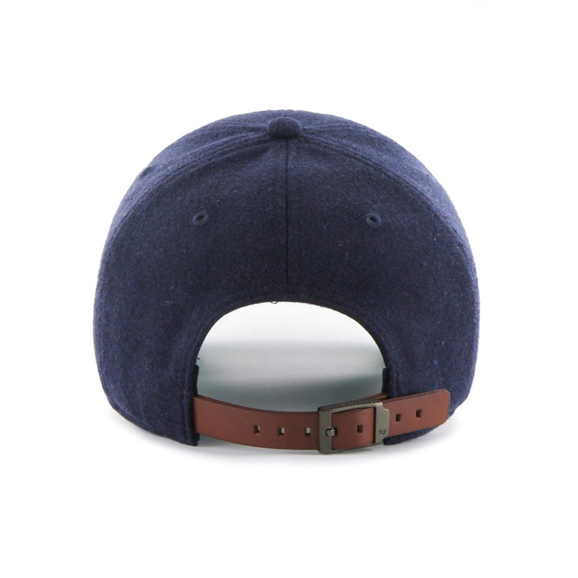 Mens 47 Brand NY Yankees Clean Up Strapback - Navy Blue - sneakAR