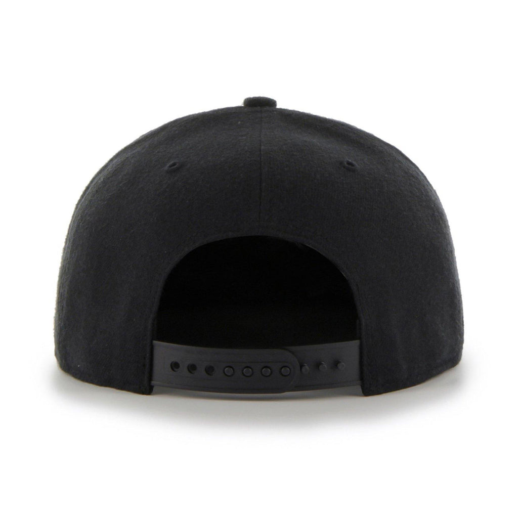 Mens 47 Brand Pittsburgh Pirates Captain Snapback - Black - sneakAR