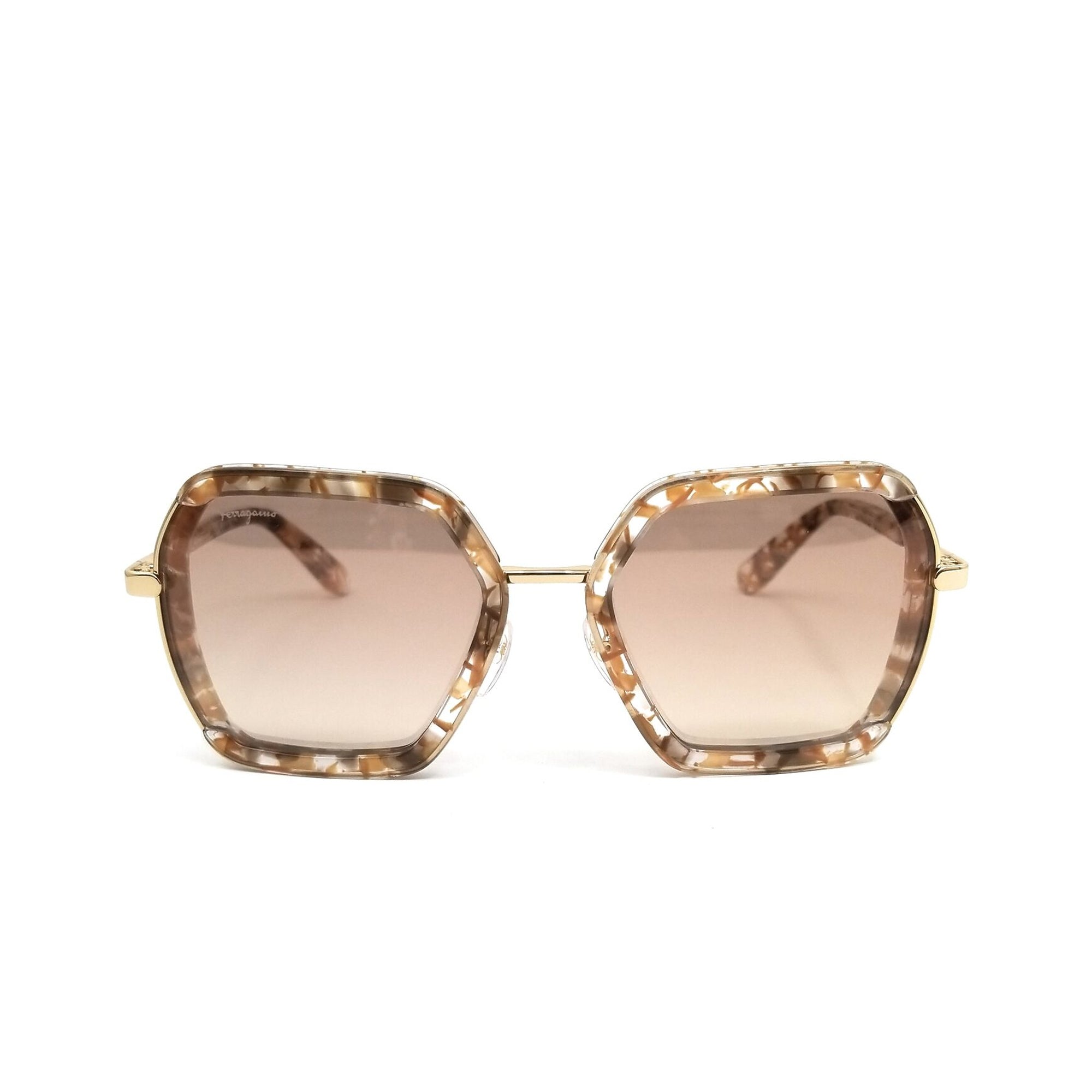[SF901S-266] Womens Salvatore Ferragamo Modified Rectangle Sunglasses
