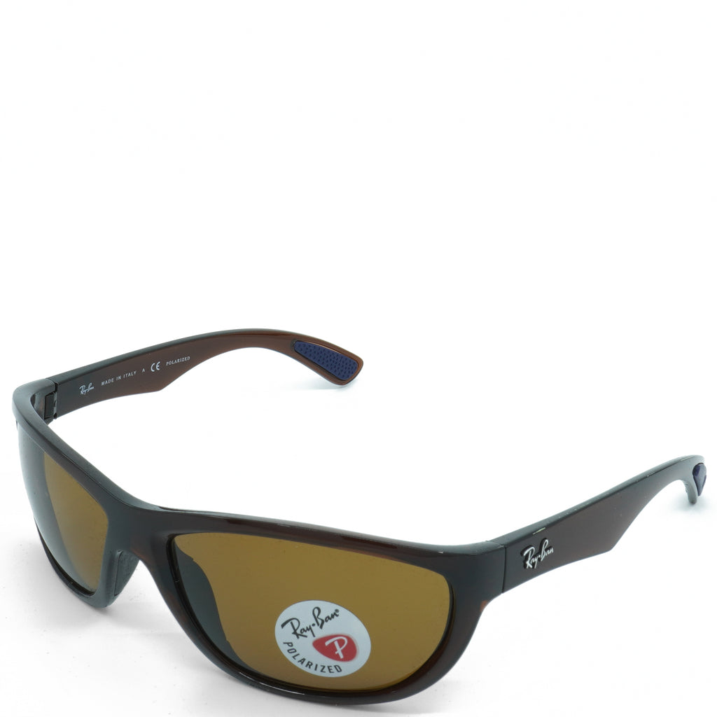 [RB4188-600/783_63] Mens Ray-Ban Rectangle Polarized Sunglasses