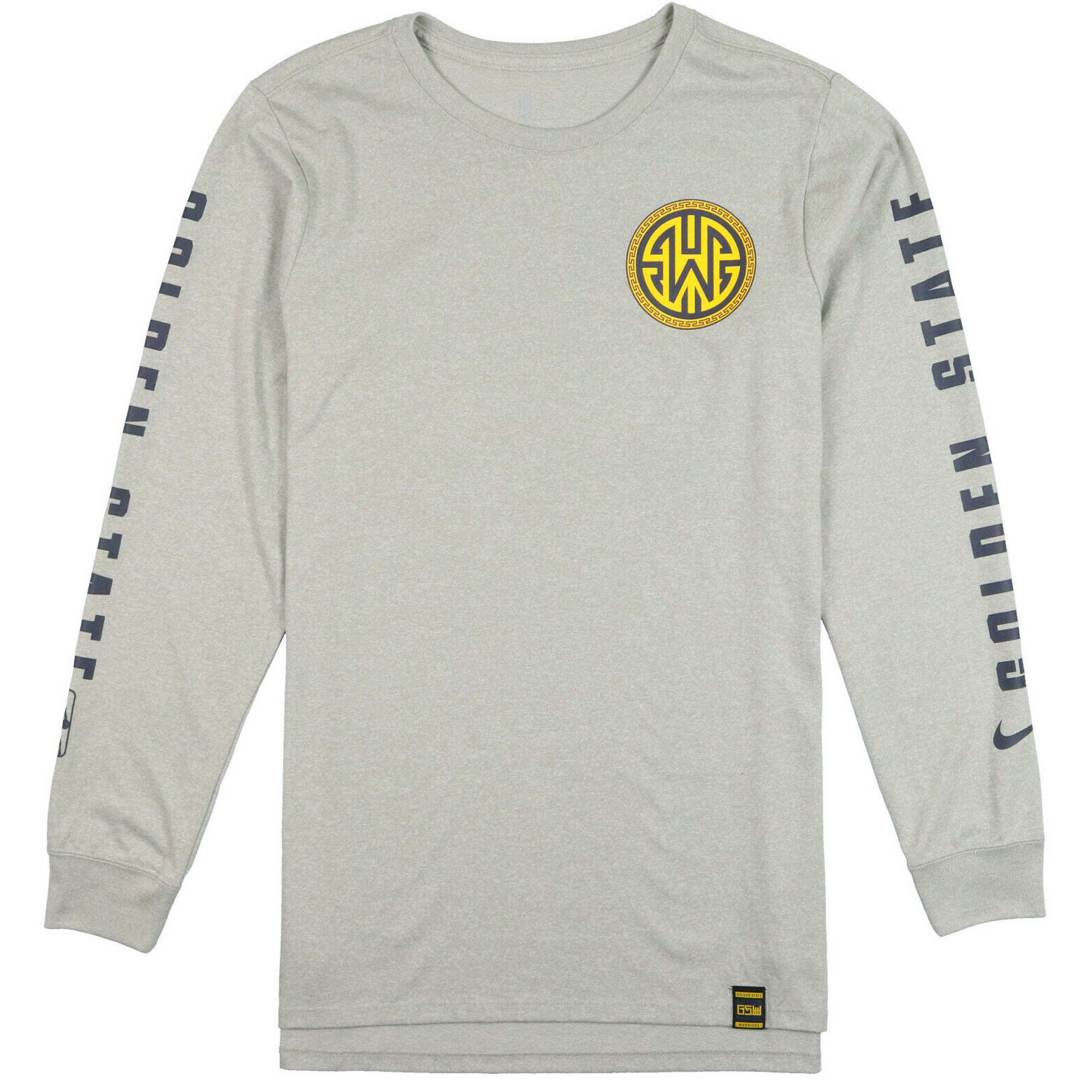 [AQ8522-100] Womens Nike NBA Golden State Warriors Dri-Fit Long Sleeve T-Shirt