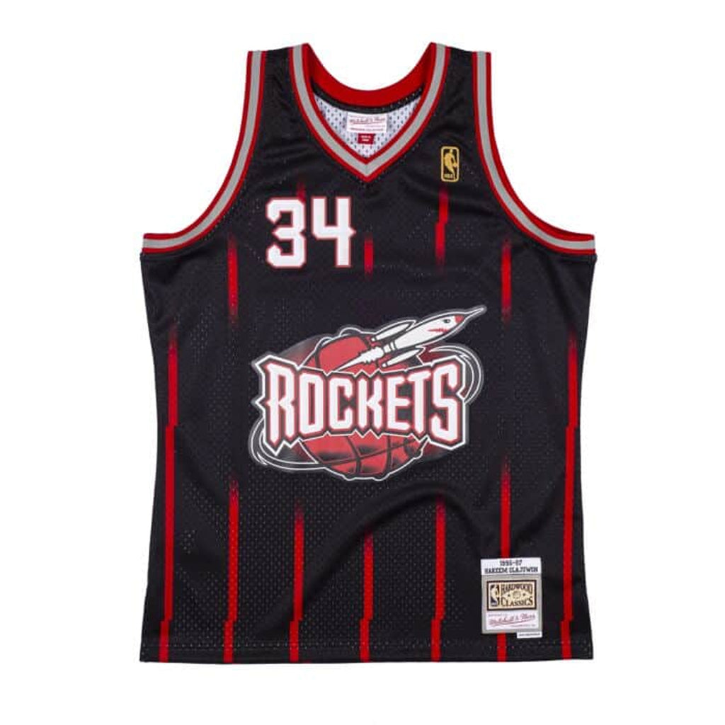 Mens Mitchell & Ness NBA RELOAD SWINGMAN JERSEY - ROCKETS 1996 HAKEEM OLAJUWON
