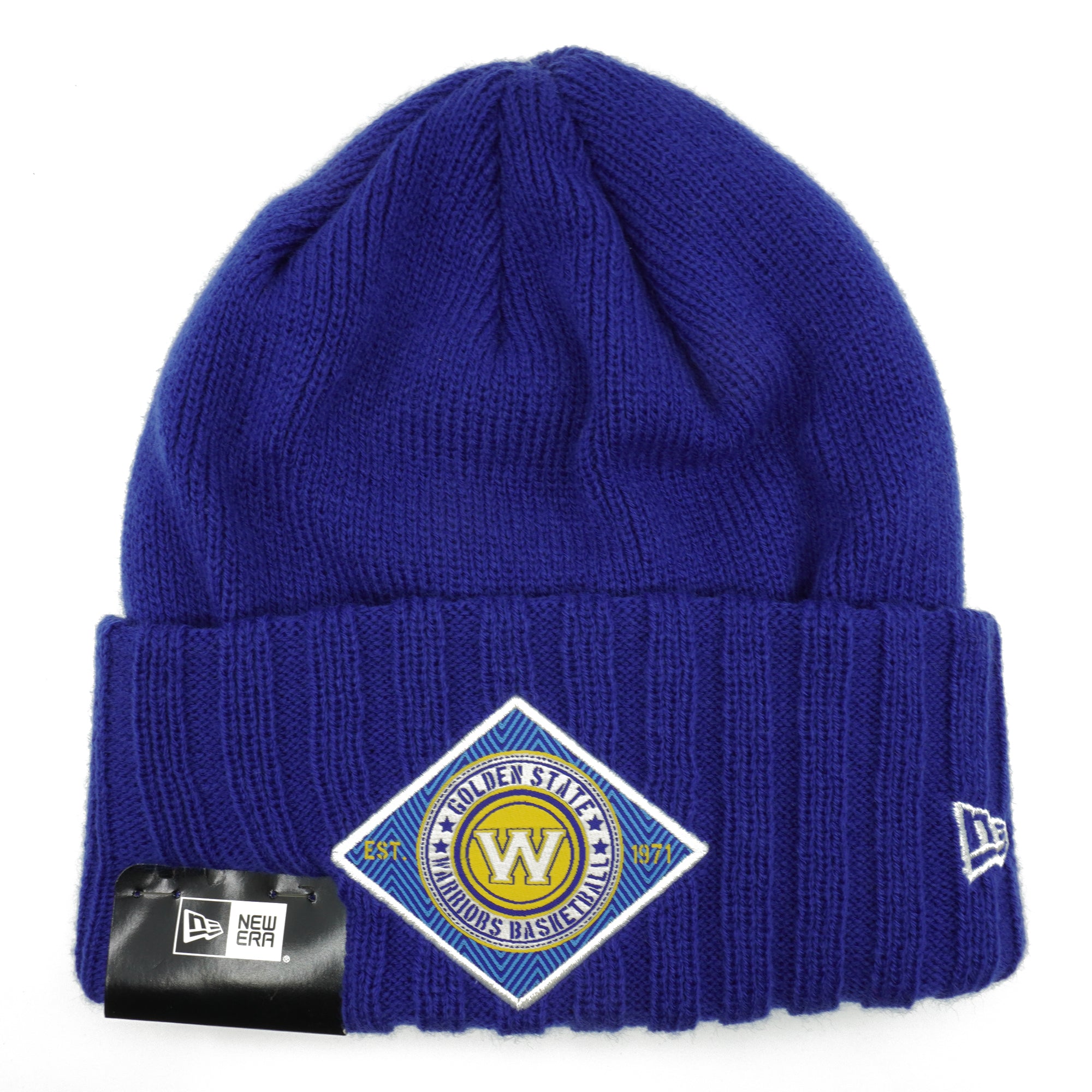 [80503108] Mens New Era NBA Golden State Warriors Frigid Cuff Beanie