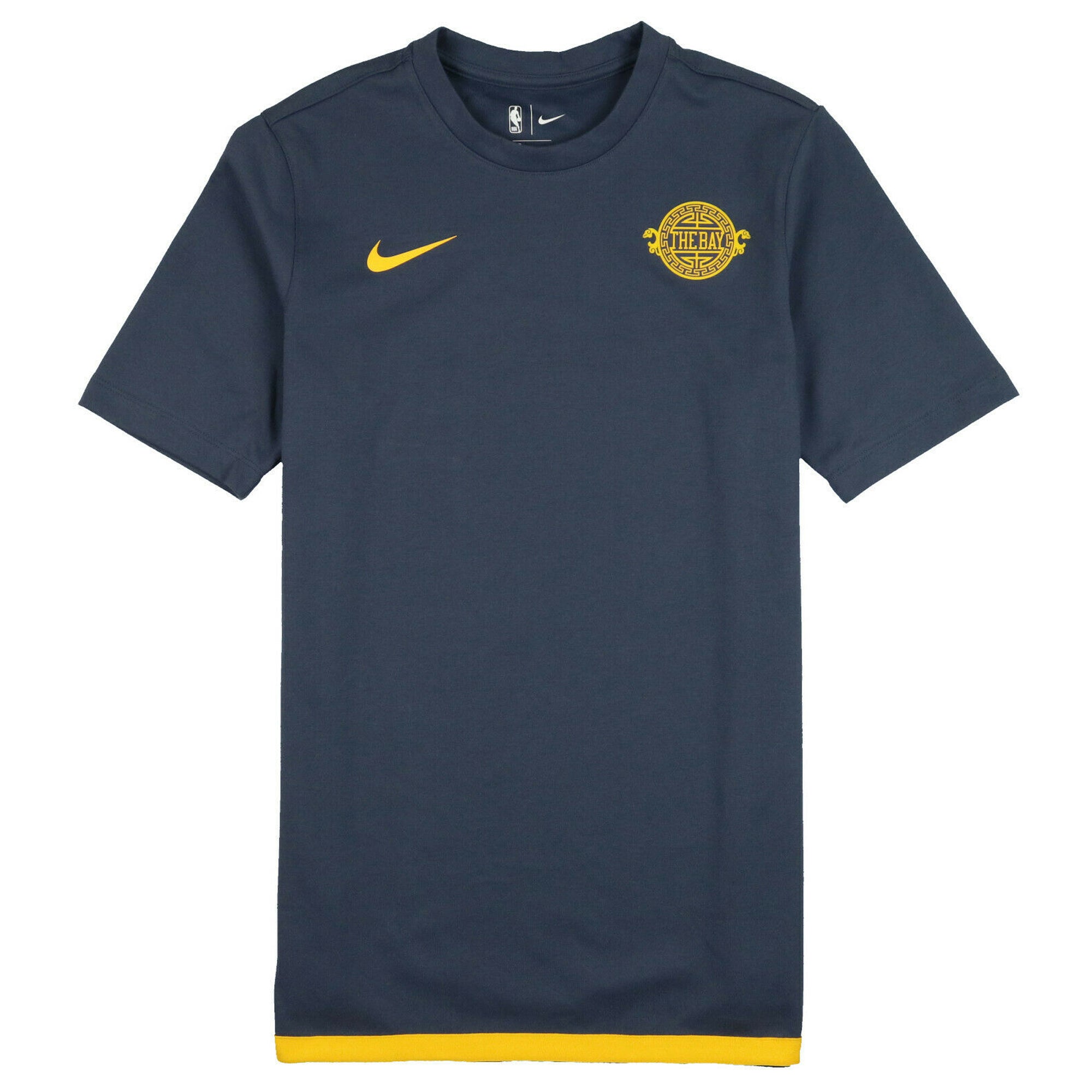 [929217-471] Mens Nike NBA GS Warriors City Edition Heavyweight DNA T-Shirt