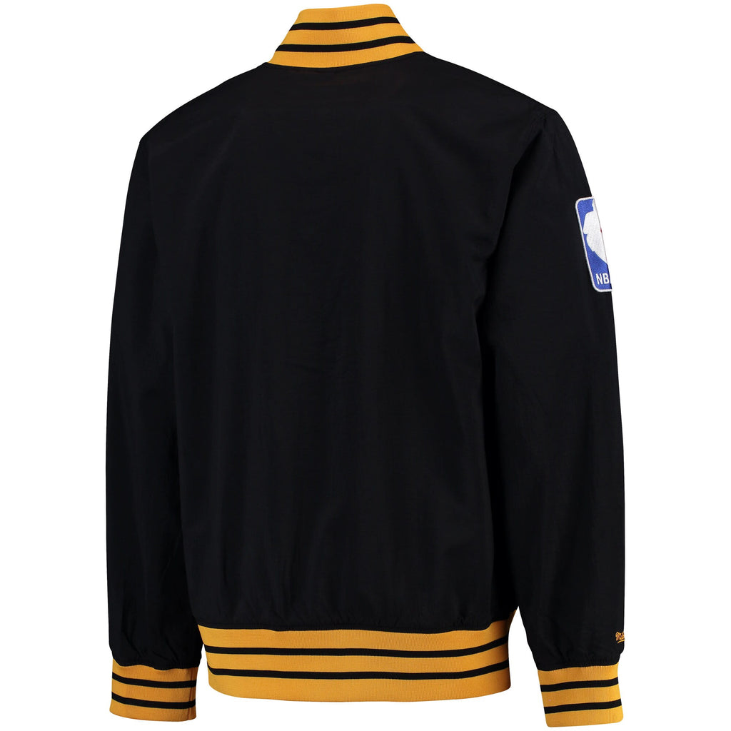 [6312H3A88AGSWIH] Mens Mitchell & Ness NBA Golden State Warriors Nothing But Net Warm Up Jacket