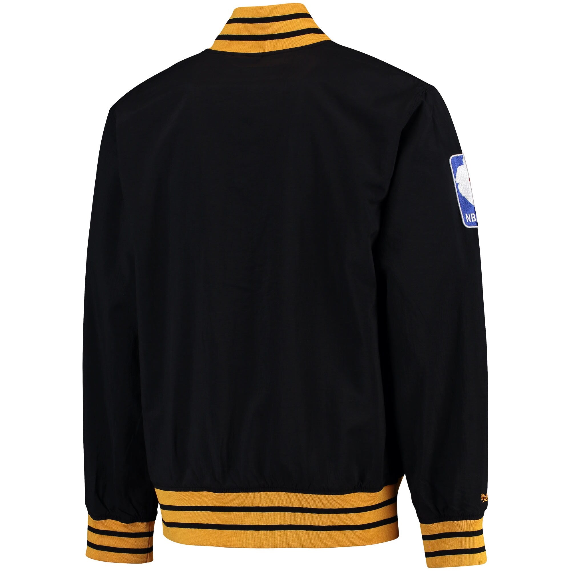 [6312H3A88AGSWIH] Mens Mitchell & Ness NBA Golden State Warriors Nothing But Net Warm Up Jacket