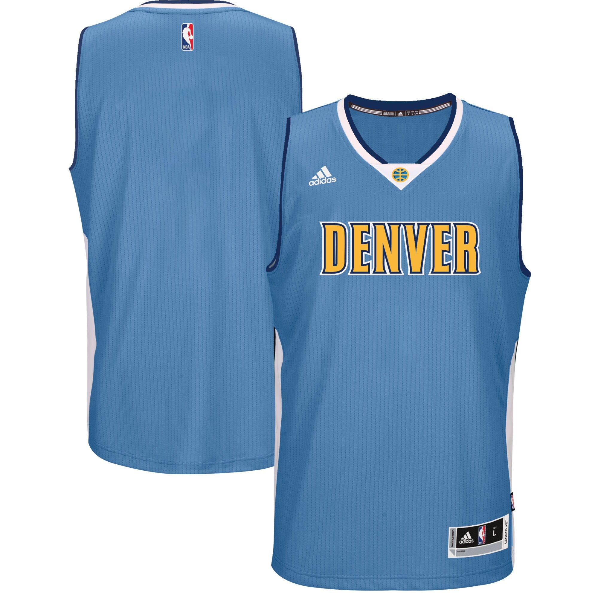 [A74043] Mens Adidas Denver Nuggets Swingman Jersey