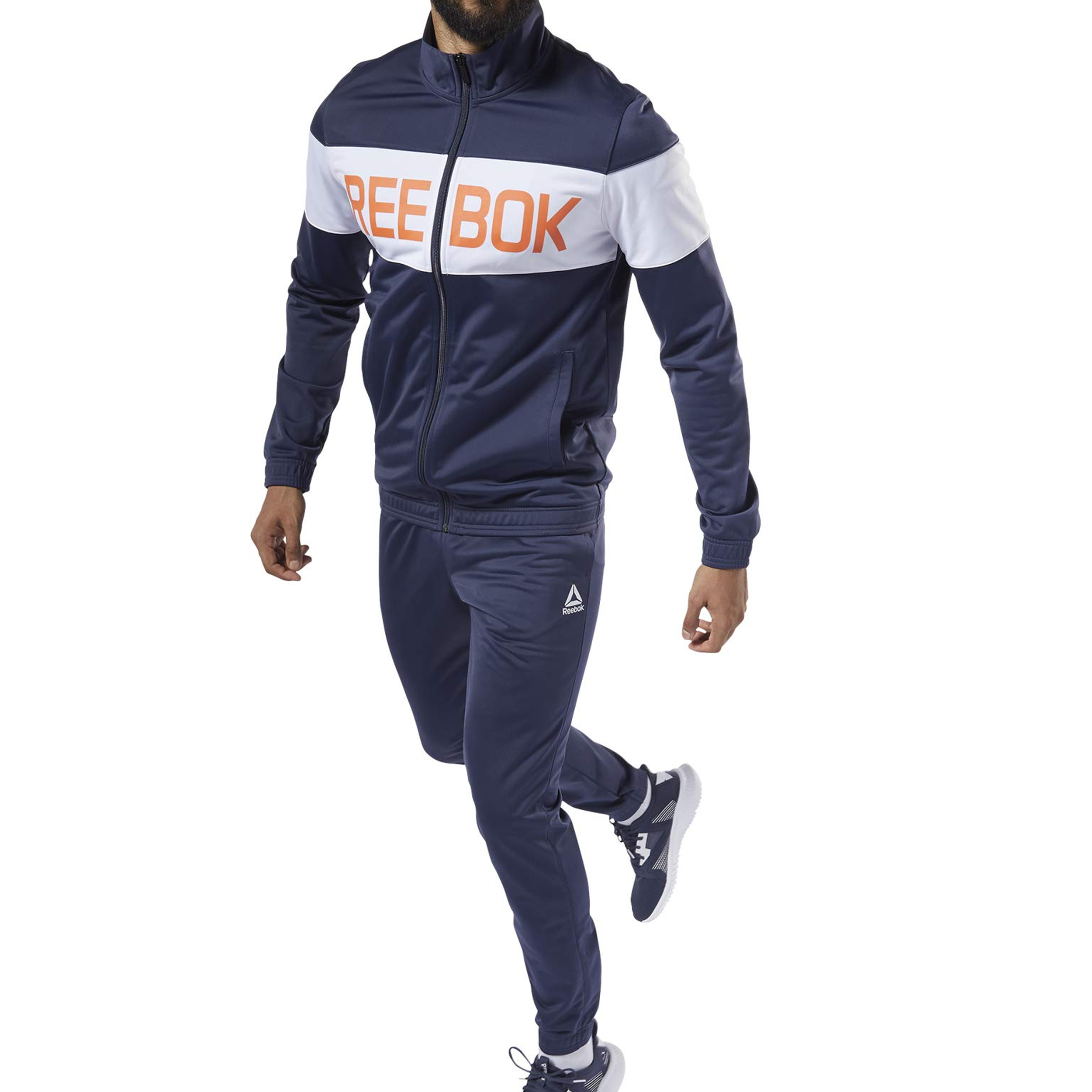 [FP8152] Mens Reebok Training Supply Cuffed Tracksuit