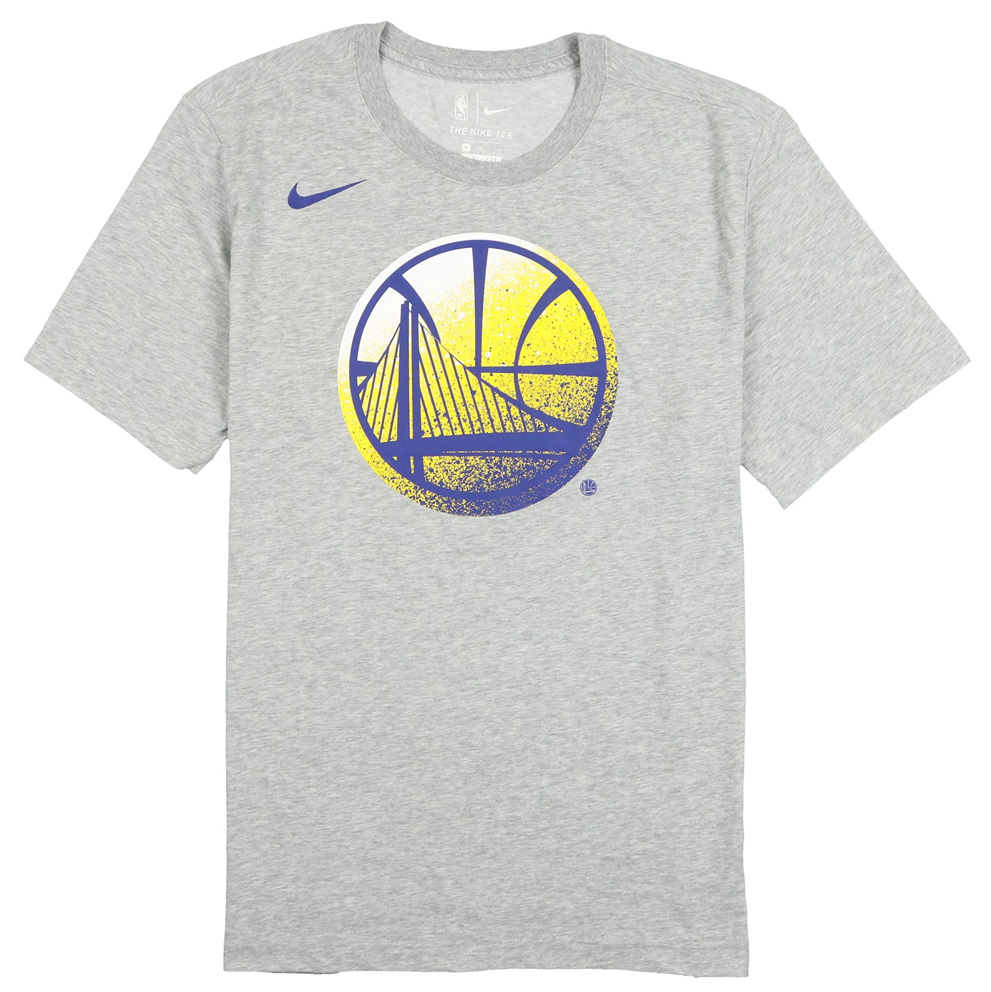 [BV1431-063] Mens Nike NBA Golden State Warriors Mezzo Print Logo T-Shirt