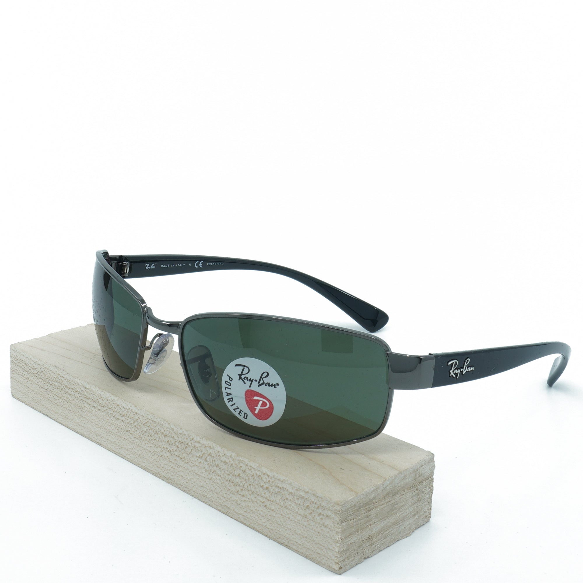 [RB3364-004/58_62] Mens Ray-Ban Rectangular Polarized Sunglasses