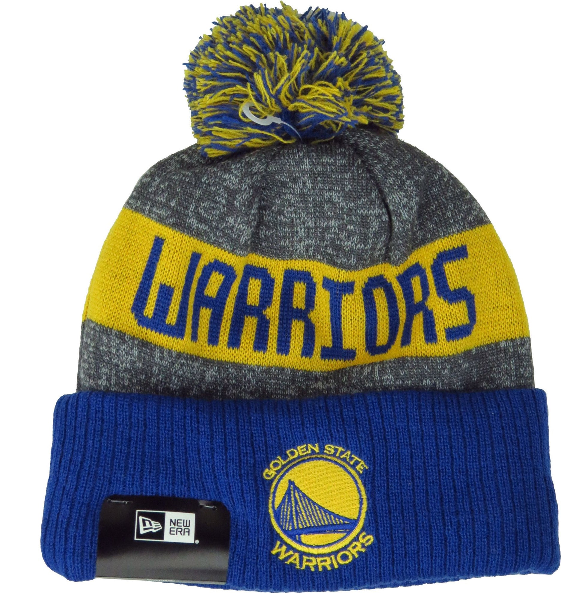 [80504807] Mens New Era NBA Golden State Warriors Sport Knt Beanie