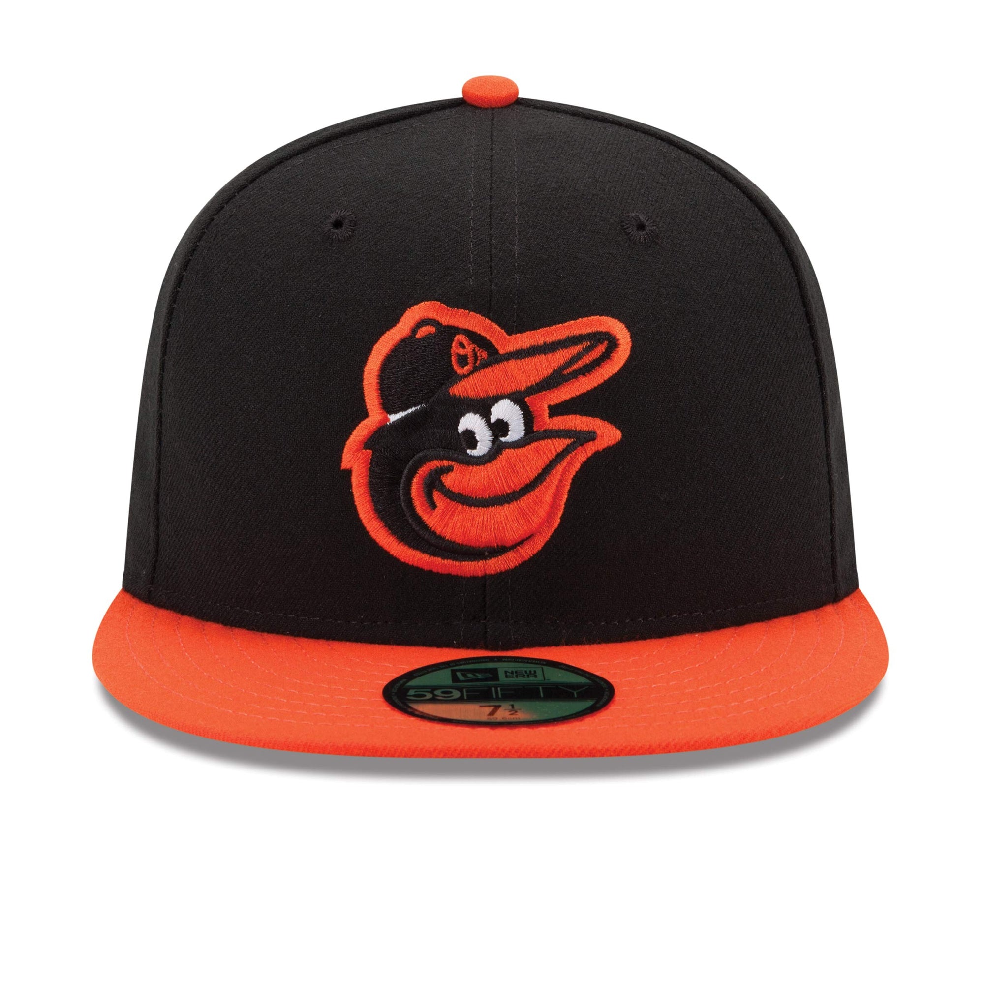 [70100874] Mens New Era MLB Authentic 59Fifty Performance Fitted - Orioles