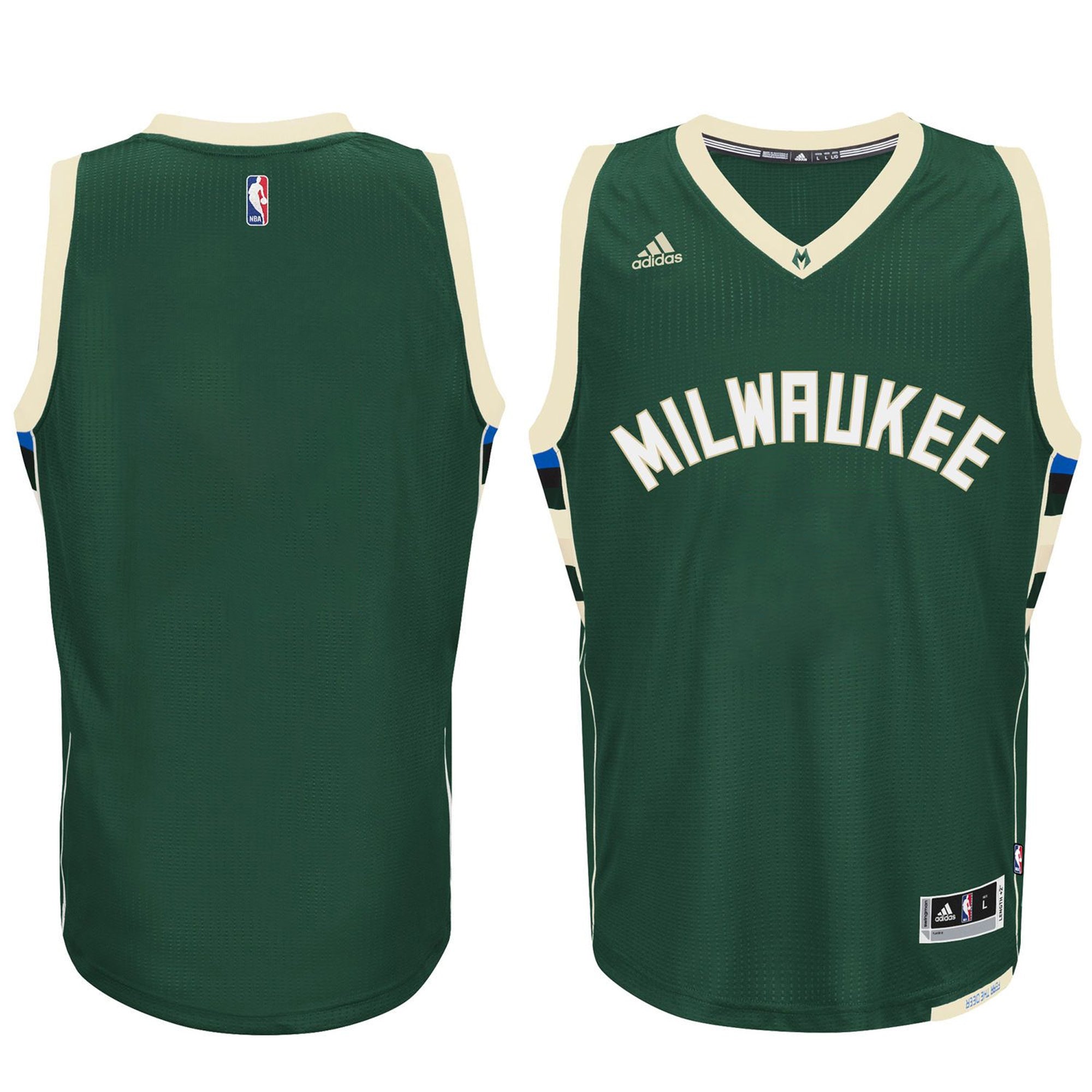 [A74055] Mens Adidas Milwaukee Bucks Swingman Jersey