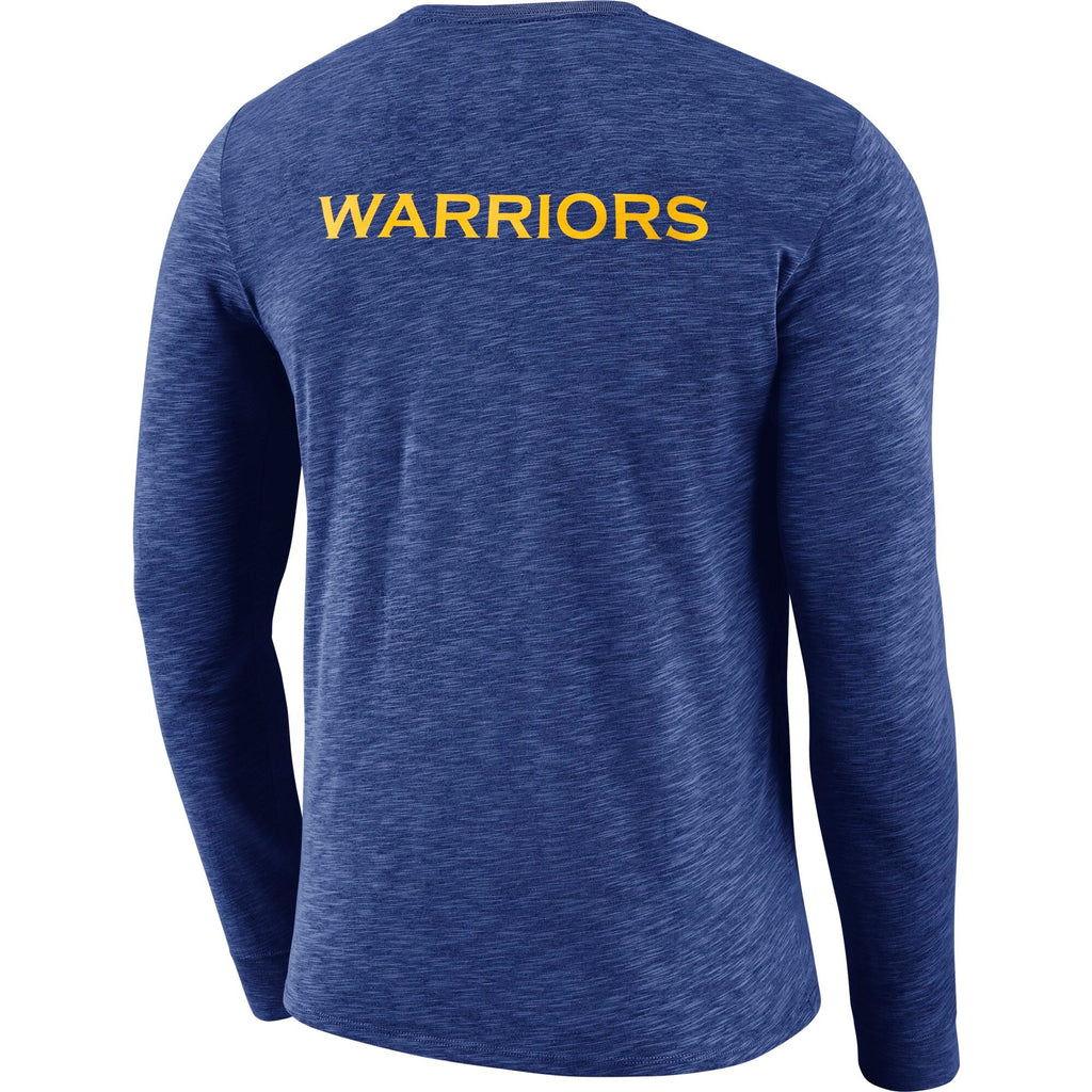 [870386-495] Mens Nike NBA Golden State Warriors Dri-Fit Long Sleeve T-Shirt