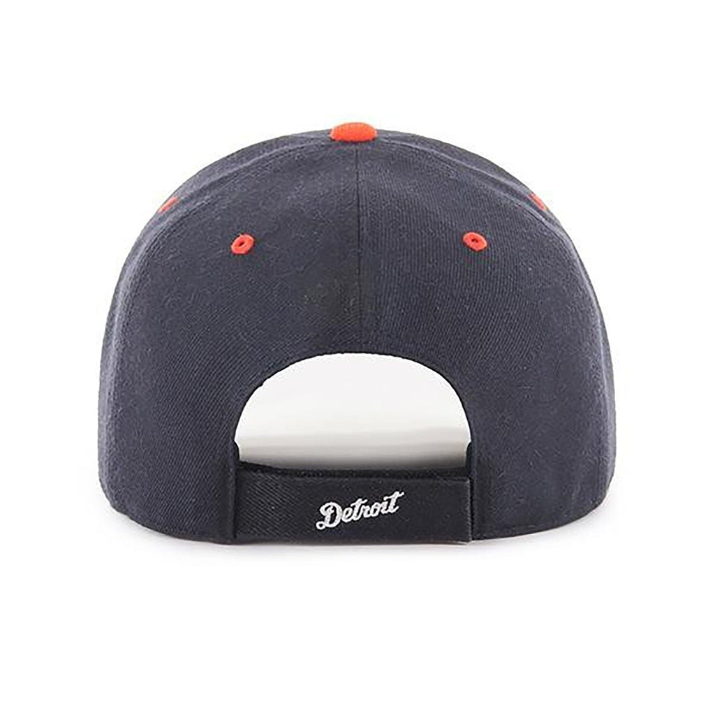 Mens 47 Brand Detroit Tigers Audible MVP DP Strapback - Navy Blue - sneakAR