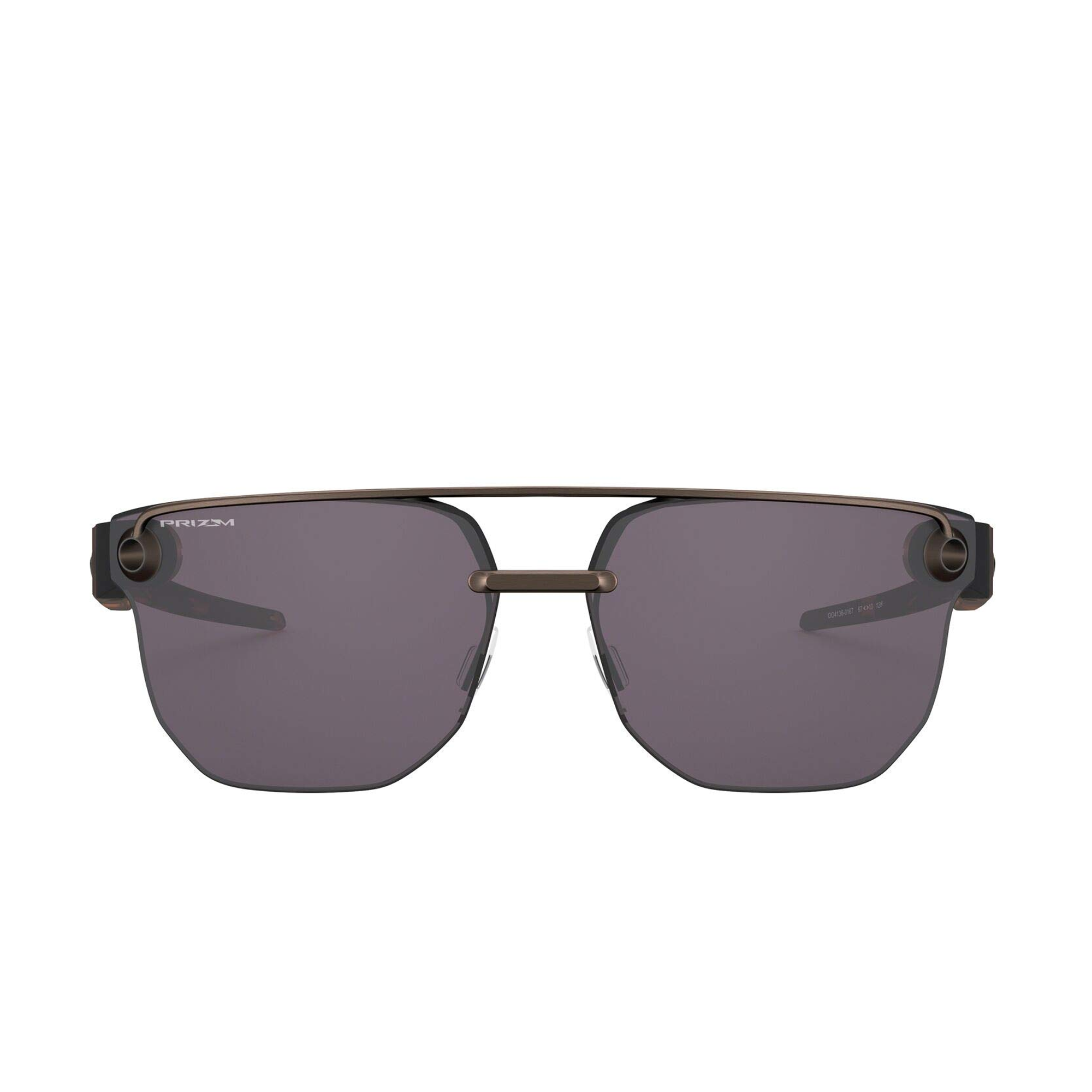 [OO4136-01] Mens Oakley Chrystl Sunglasses - Satin Toast/Prizm Grey