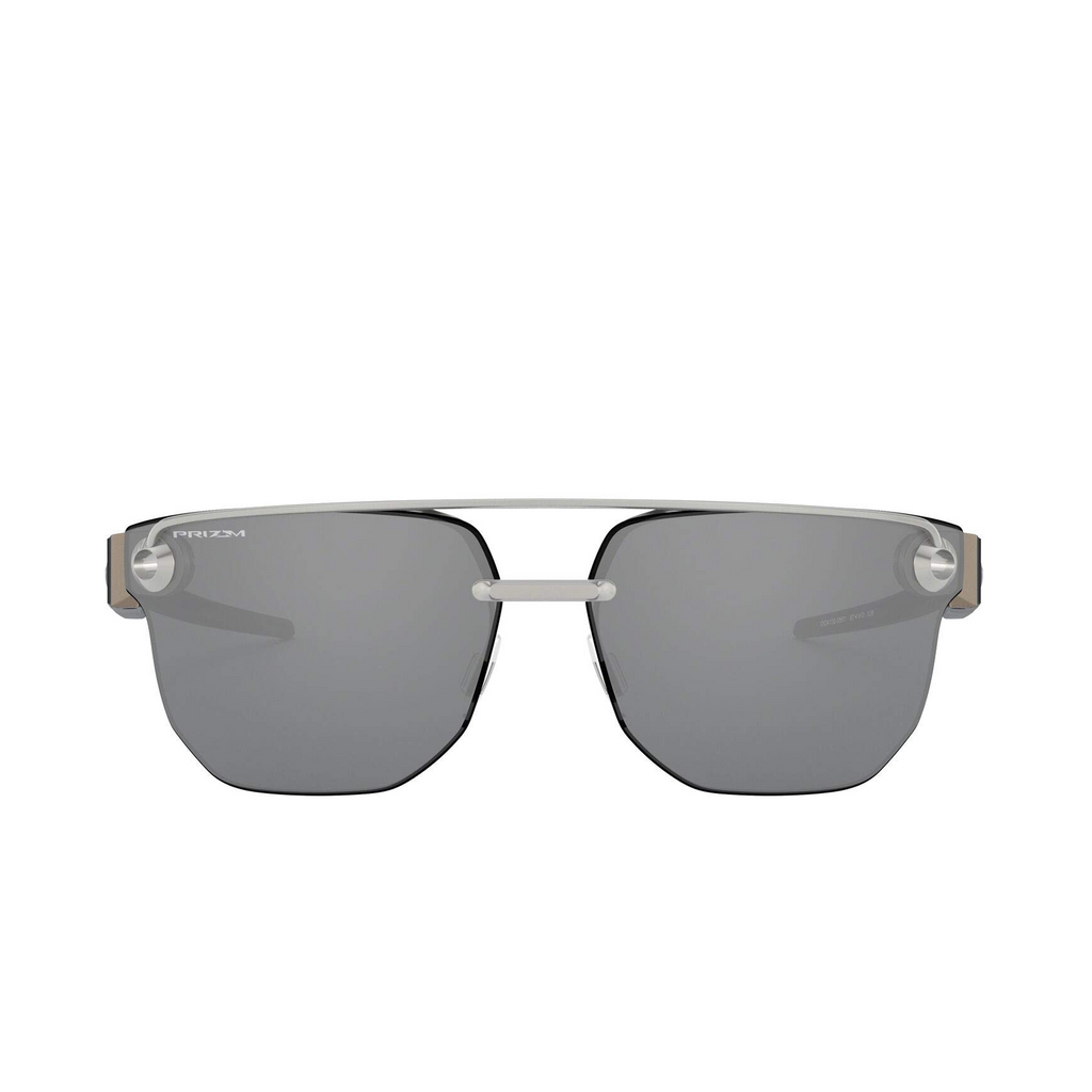 [OO4136-05] Mens Oakley Chrystl Sunglasses - Satin Chrome/Prizm Black