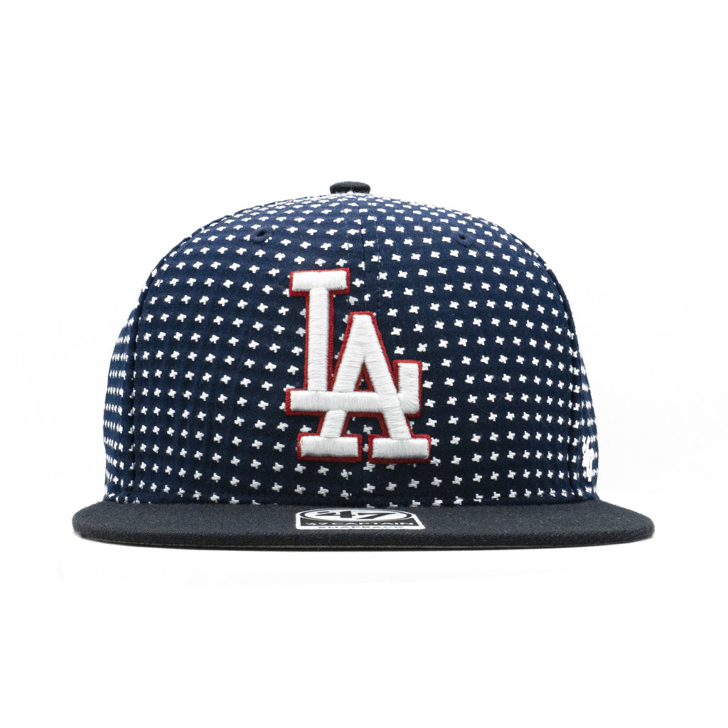 Mens 47 Brand LA Dodgers Captain Snapback - Navy Blue